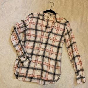 Soft plaid button down